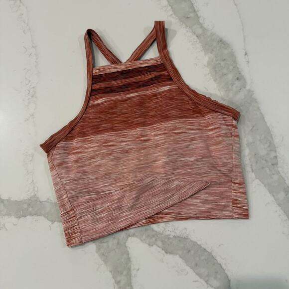 Prana Other - prAna Blazing Star Bralette Womens Small AutumnStripe Padded HighNeck Activewear